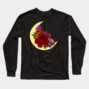 Flowery moon Long Sleeve T-Shirt